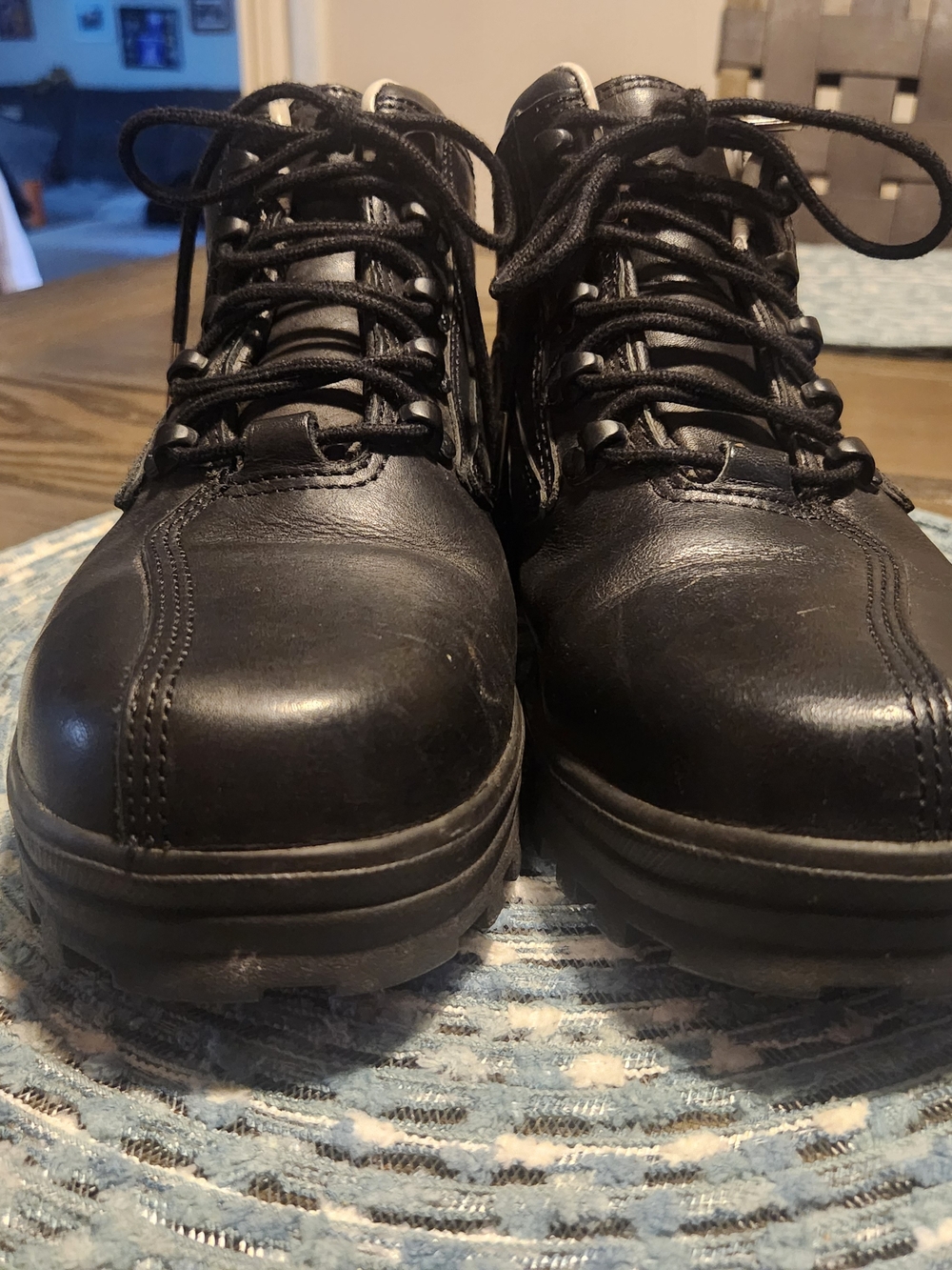 Gravis C-Lo Men's Black Leather Lace-Up Shoes